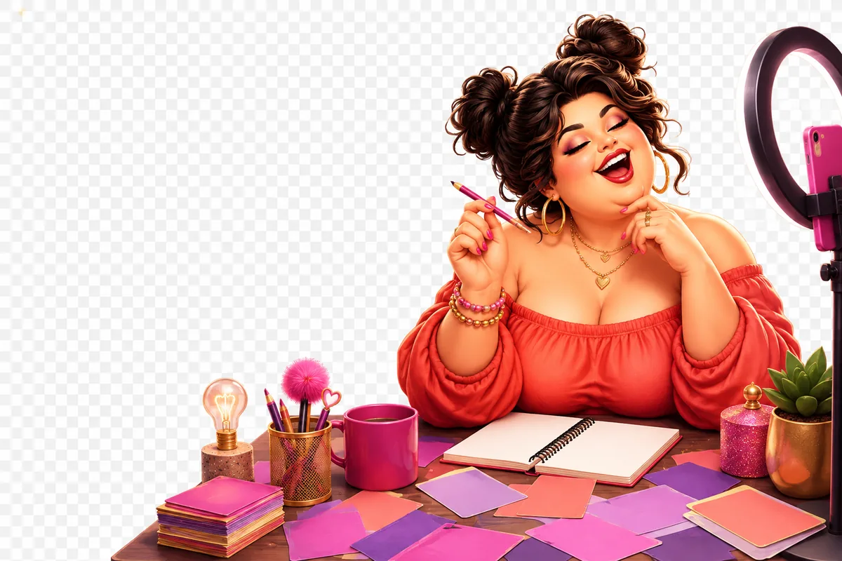FatLady brainstorming social media ideas
